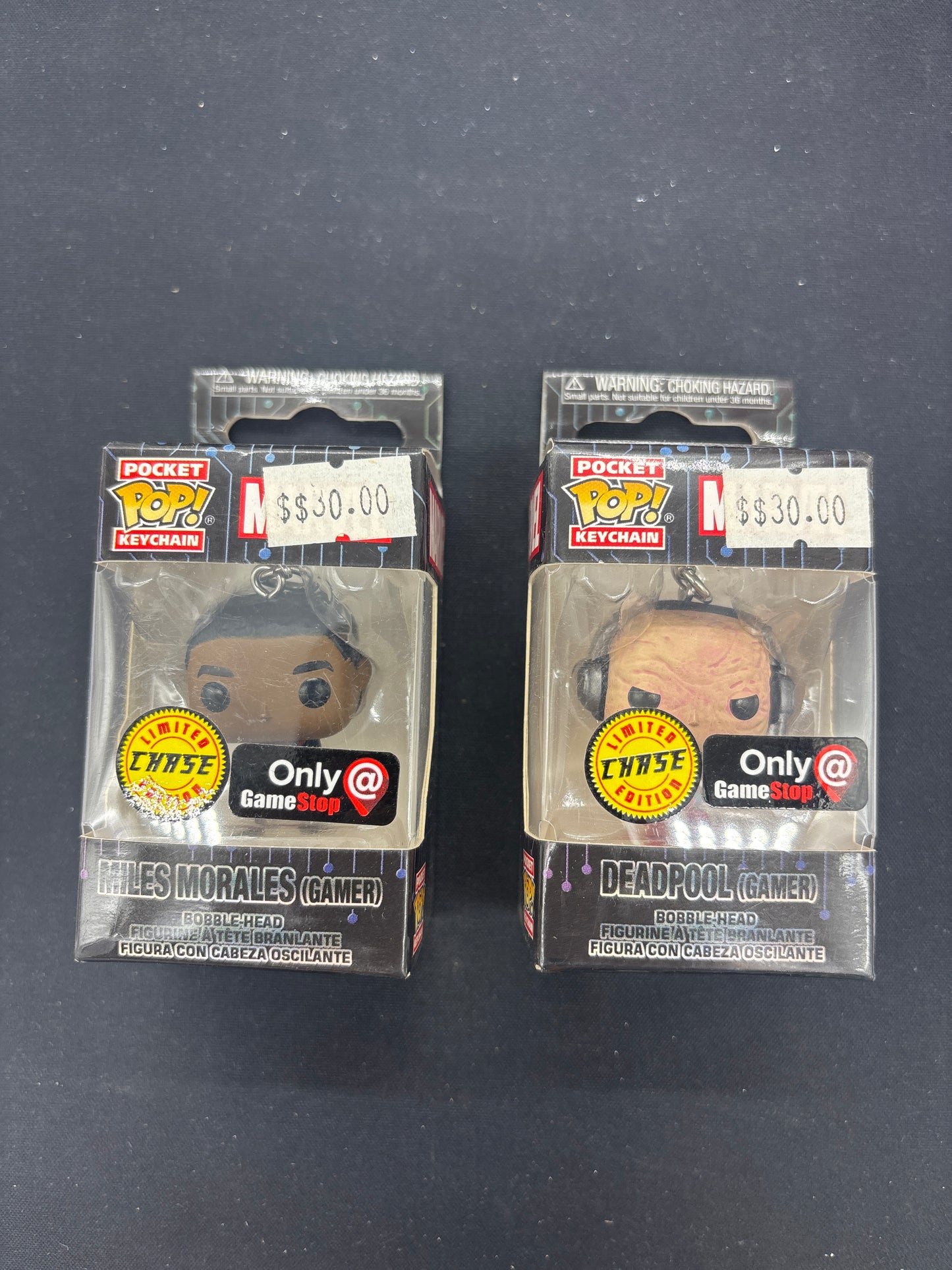 Auction Lot 55: POP Pocket Keychains Collectibles Marvel Themed Lot