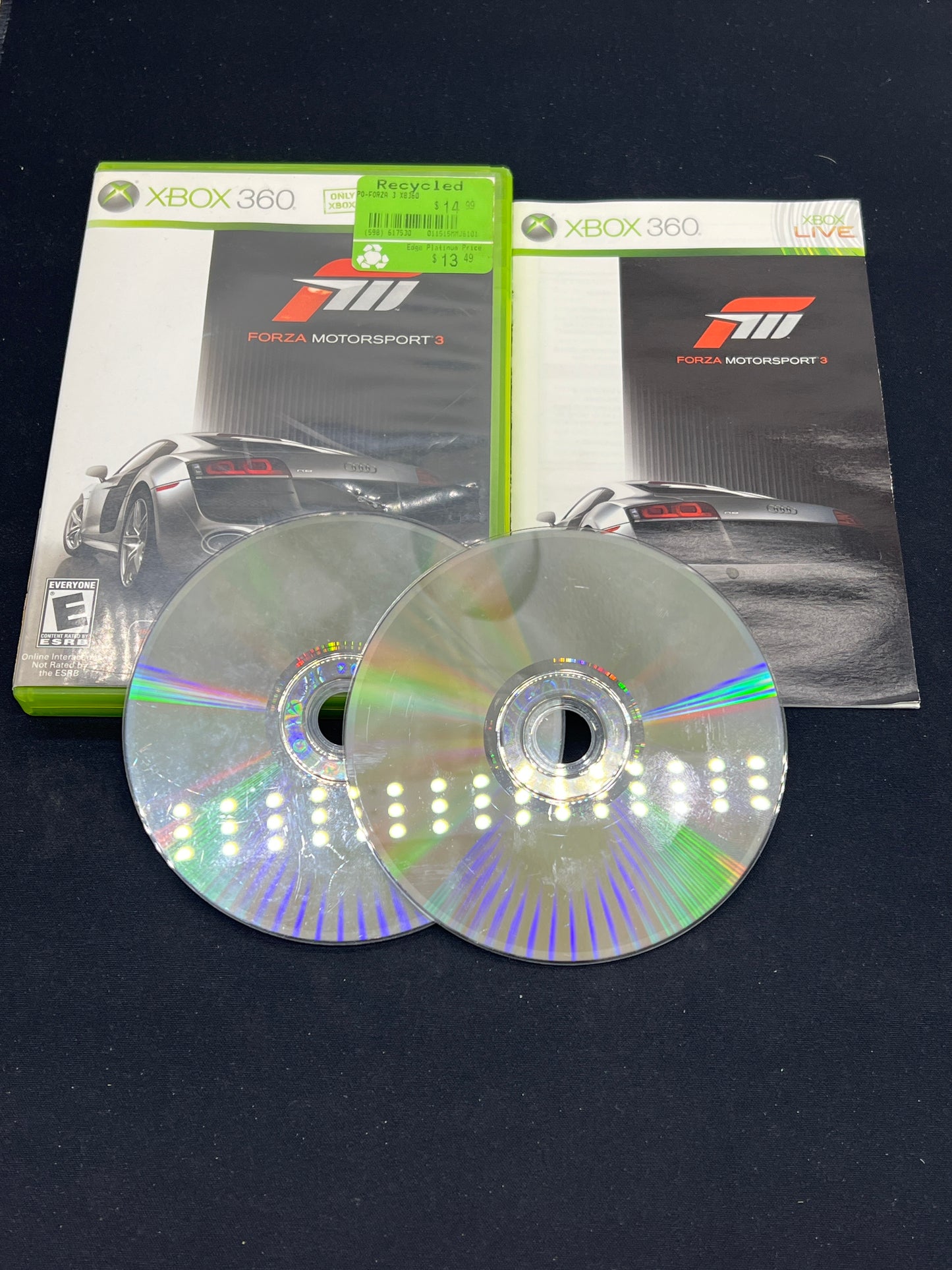 Auction Lot 26: XBOX 360 Video Game Forza Motorsport 3 CIB