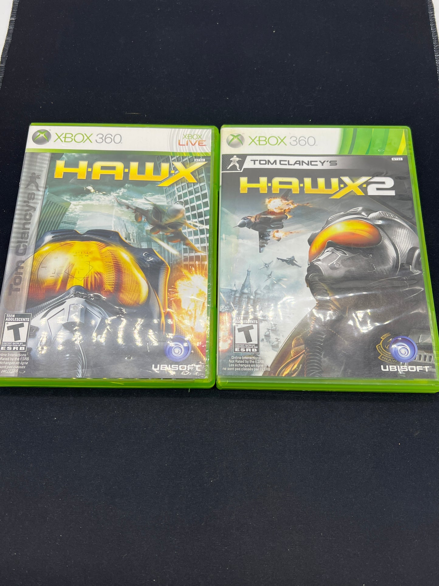 Auction Lot 211: XBOX 360 Video Game Lot of 2 Tom Clancy HAWX HAWX 2 CIB