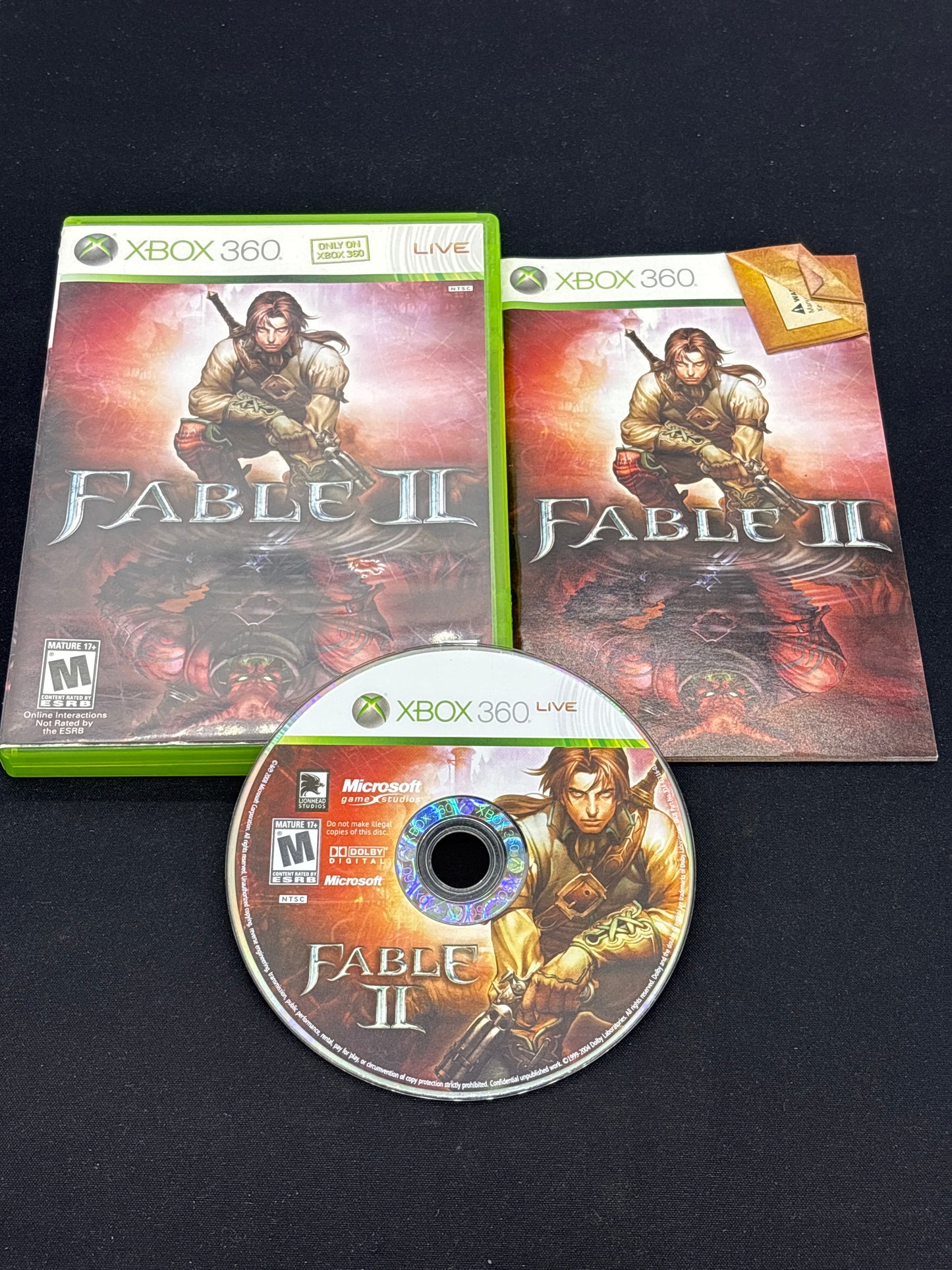 Auction Lot 6: XBOX 360 Video Game Fable 2 CIB