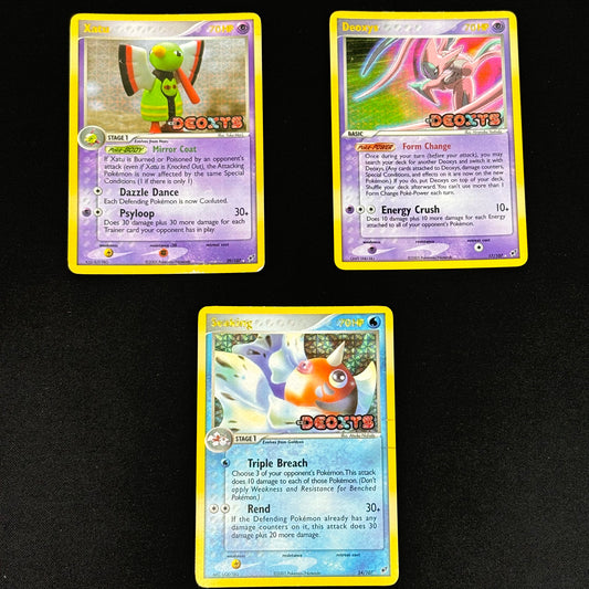 Auction Lot 30: Pokemon Ex Deoxys Holo Rare Card Lot