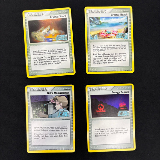 Auction Lot 34: Pokemon EX Crystal Guardians Reverse Holo Trainer Card Lot