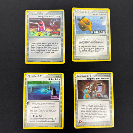 Auction Lot 32: Pokemon EX Era Reverse Holo Trainer Card Lot