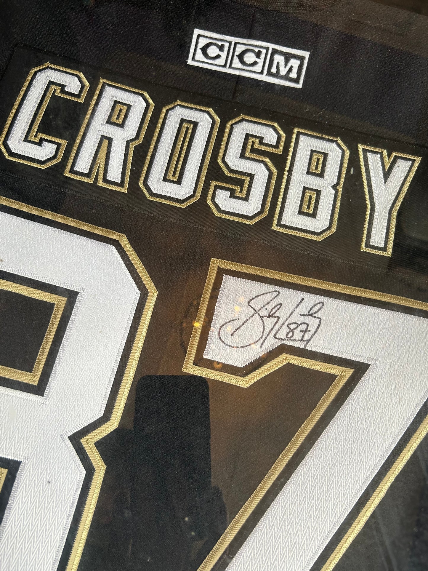 Signed Sidney Crosby Jersey w/ C.O.A