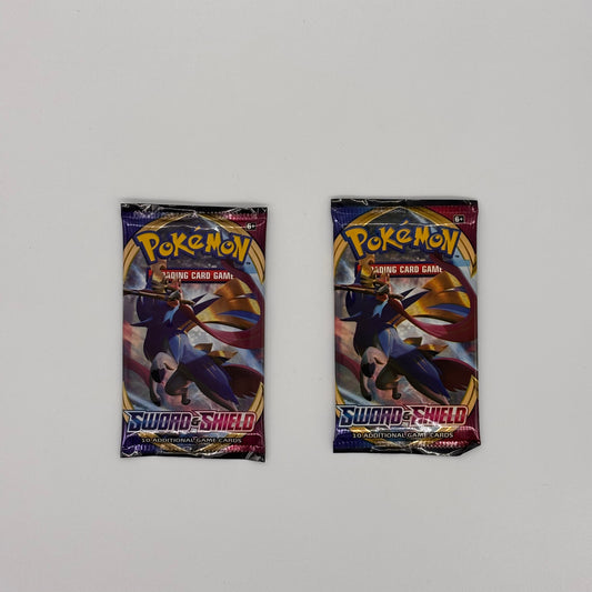 Auction Lot 51: Pokemon SWSH Base Unopened Loose Packs