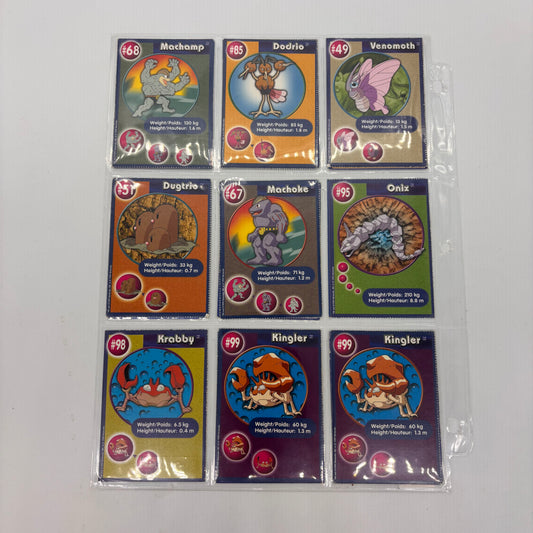 Auction Lot 37: Pokemon Burger King Cards Lot 1