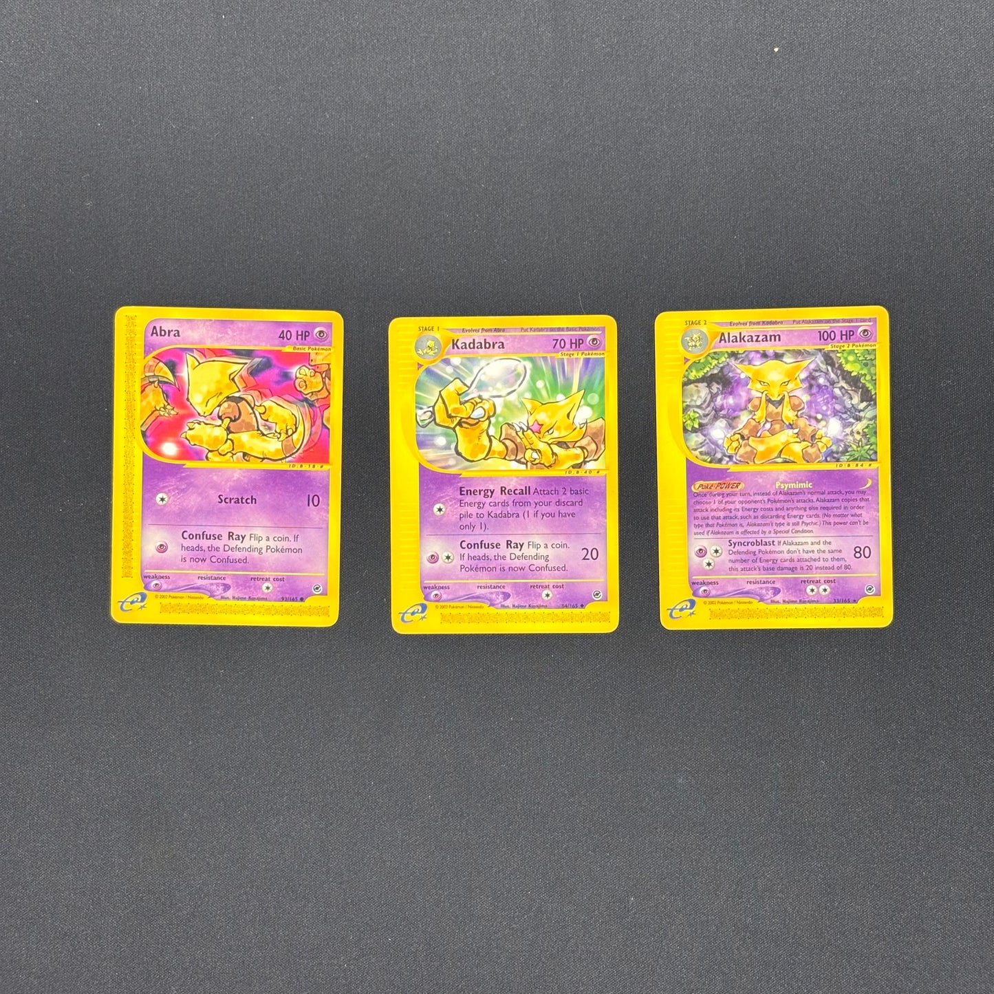 Auction Lot 73: Pokemon Expedition Alakazam Non Holo Evolution Lot Card Conditons Vary