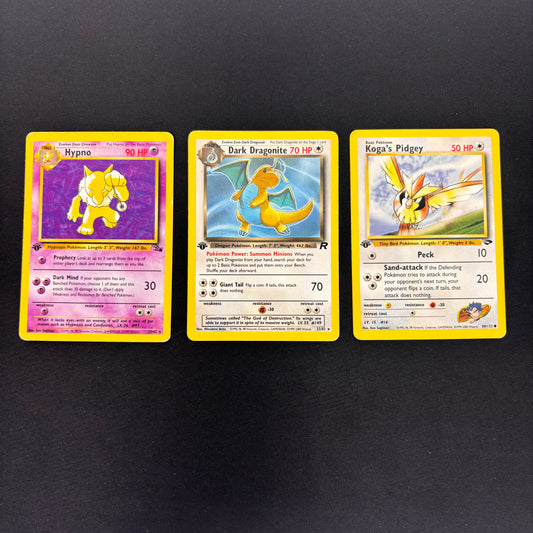 Auction Lot 31: Pokemon 1st Edition Non Holo WOTC Shadowless Card Lot