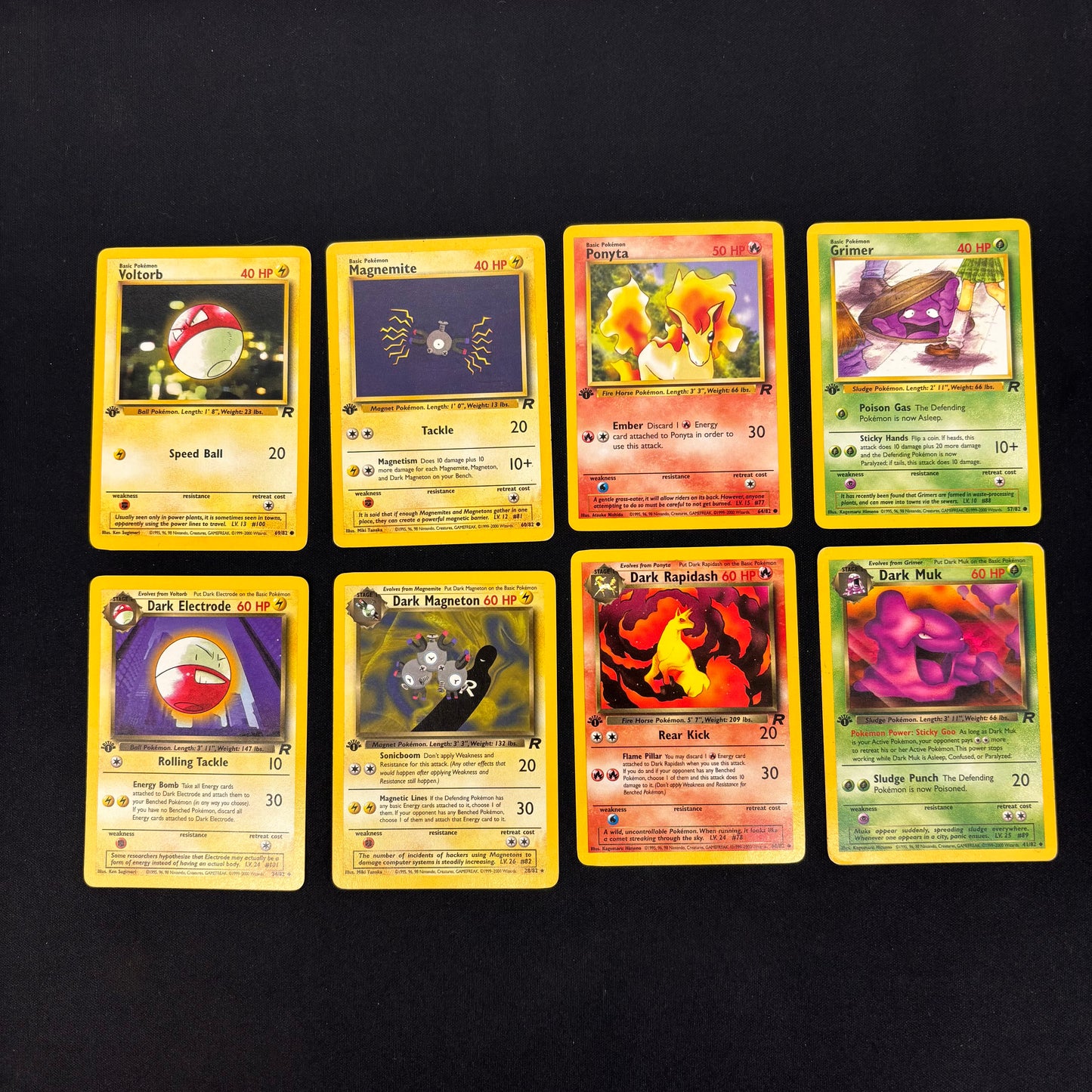 Auction Lot 13: Pokemon WOTC 1st Edition Non Holo Card Lot Conditions Vary