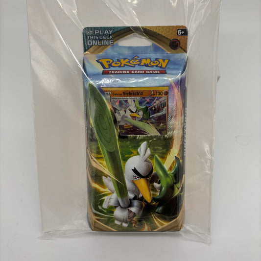 Auction Lot 15: Pokemon Sword and Shield Darkness Ablaze Galarian Sirfetch’d Theme Deck Sealed