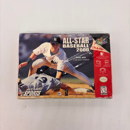 Auction Lot 59: All-Star Baseball 2000 Nintendo 64 Video Game Unopened