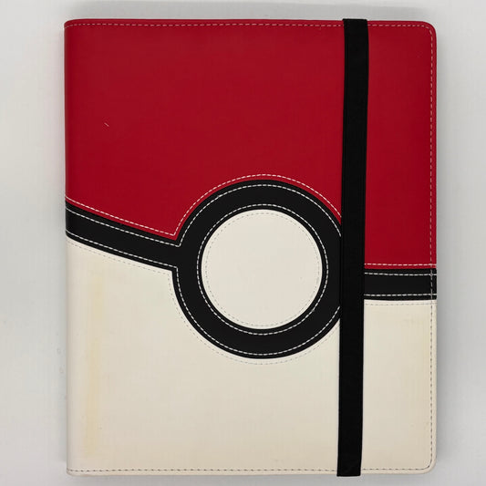 Auction Lot 47: Pokemon Pokeball Leather Card Binder Lightly Used