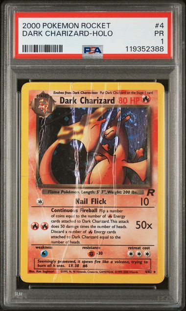 Dark Charizard Psa 1