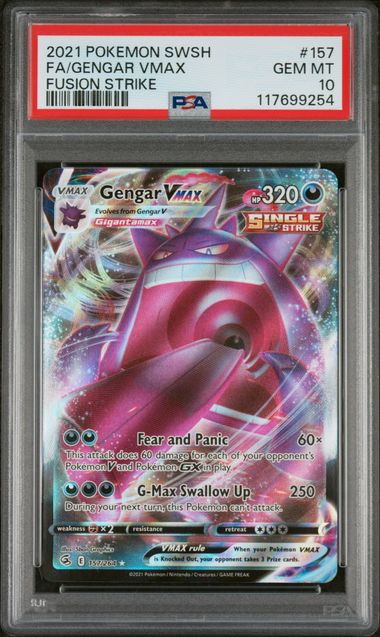 Gengar Vmax Psa 10
