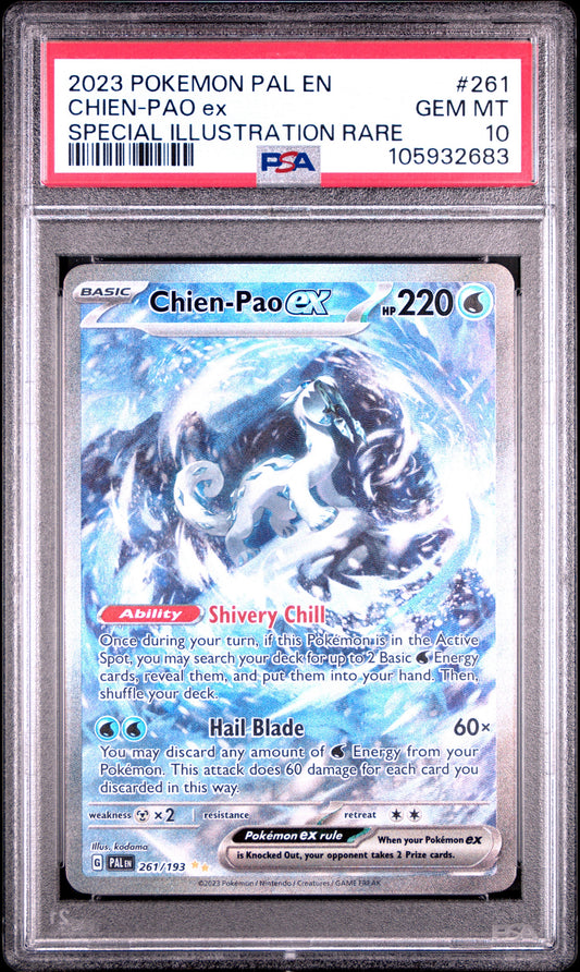 Chien Pao EX SIR Paldea Evolved Psa 10