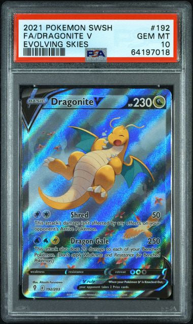 Dragonite V PSA 10