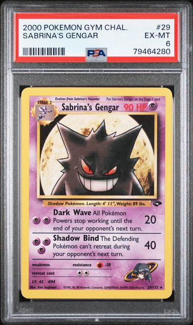 Sabrina's Gengar PSA 6