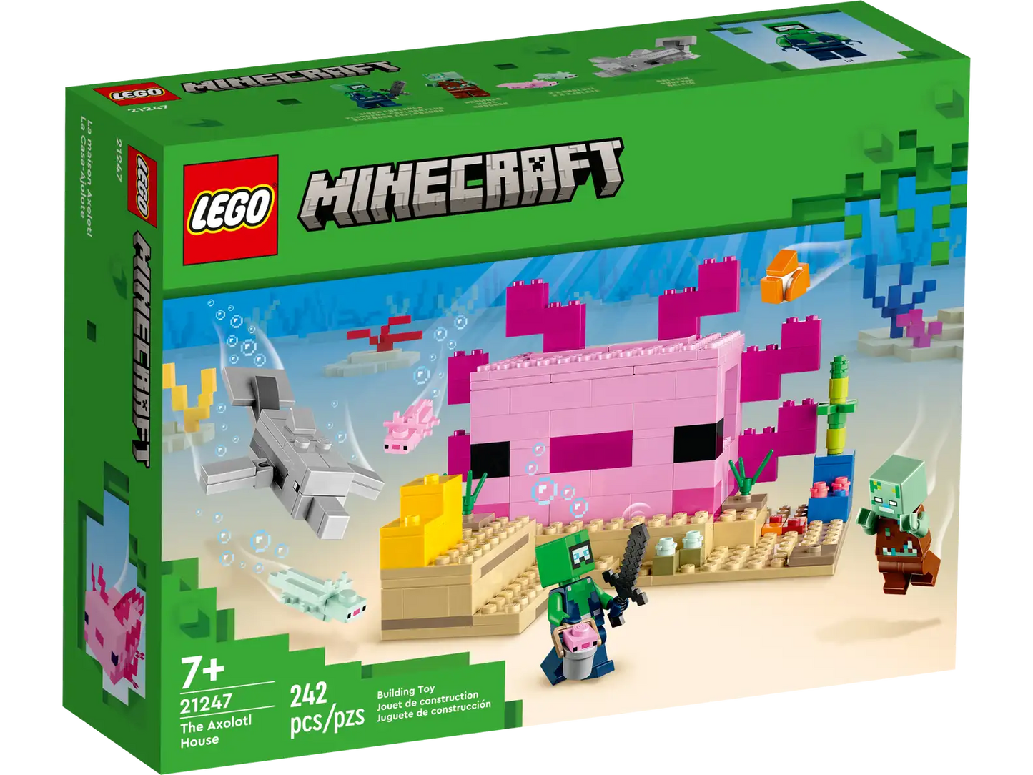 Lego - Minecraft Axolotl House 21247