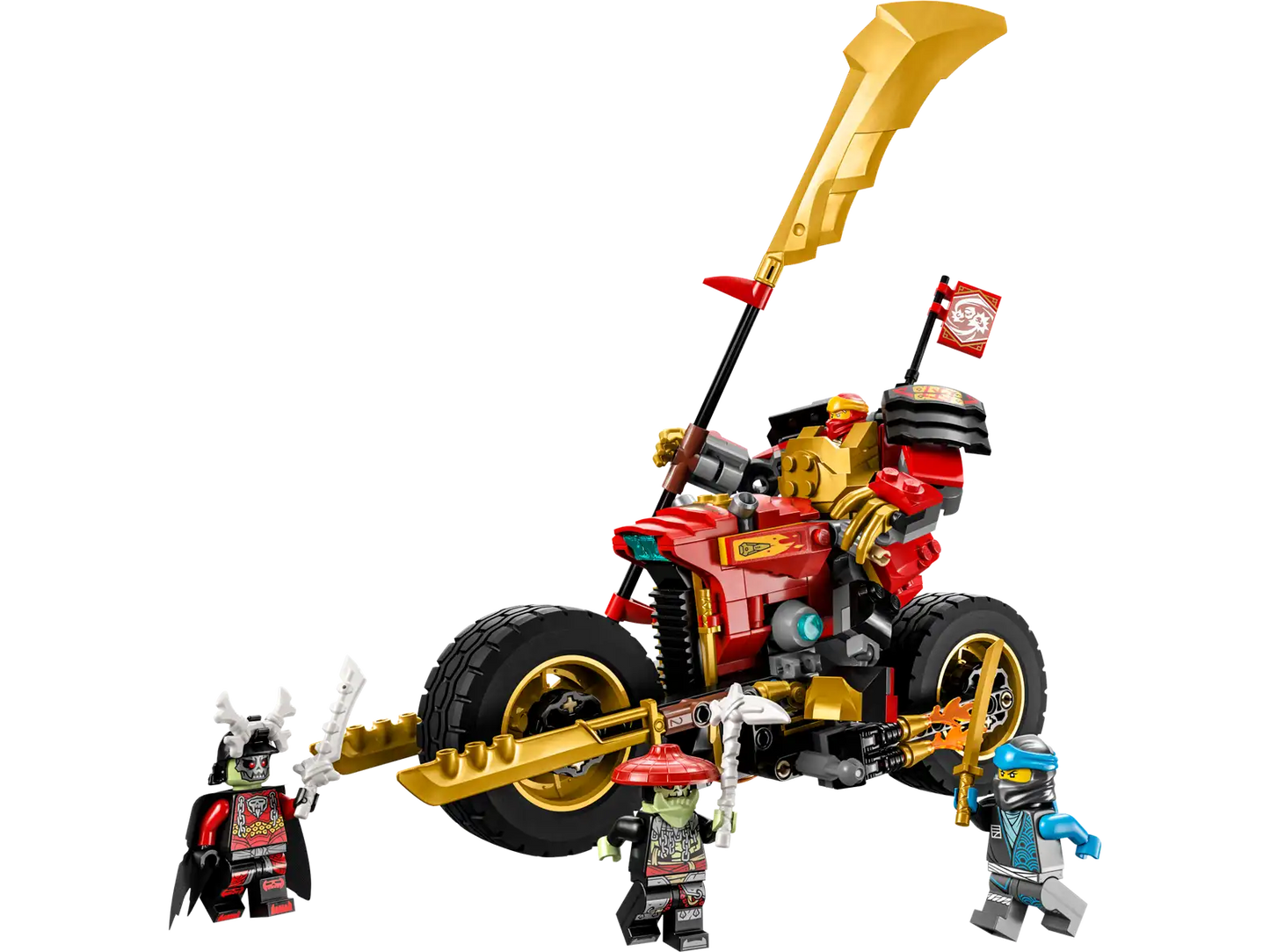 Lego - Ninjago Kai / Ras Car And Bike Battle 71783