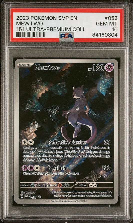 Mewtwo SVP 052 PSA 10