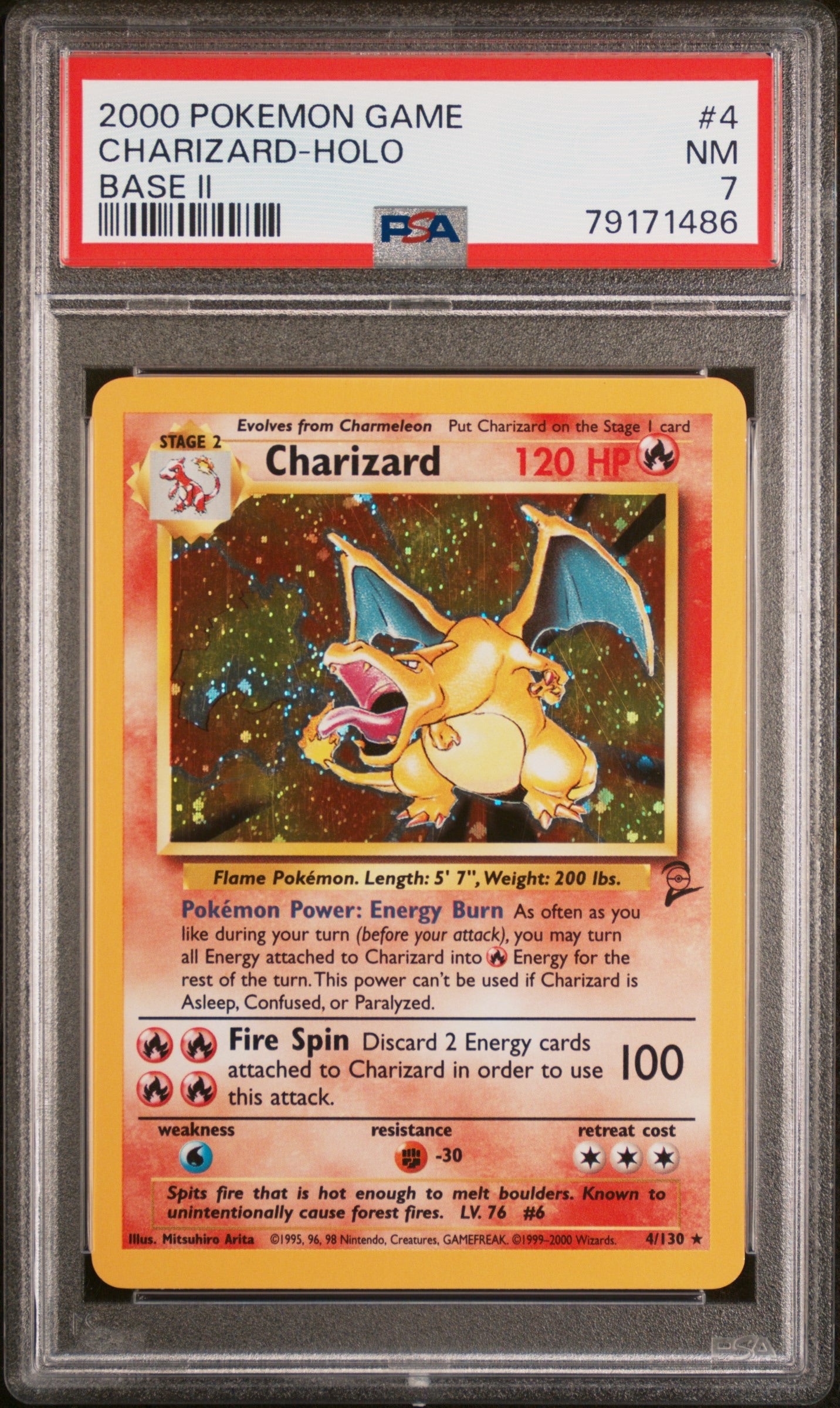 Charizard Psa 7 Base 2