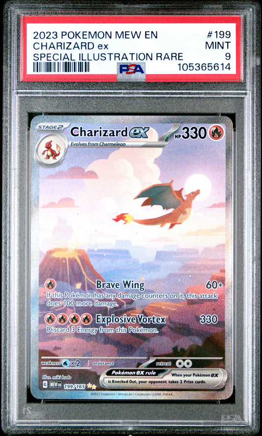 Charizard EX 199 SIR PSA 9