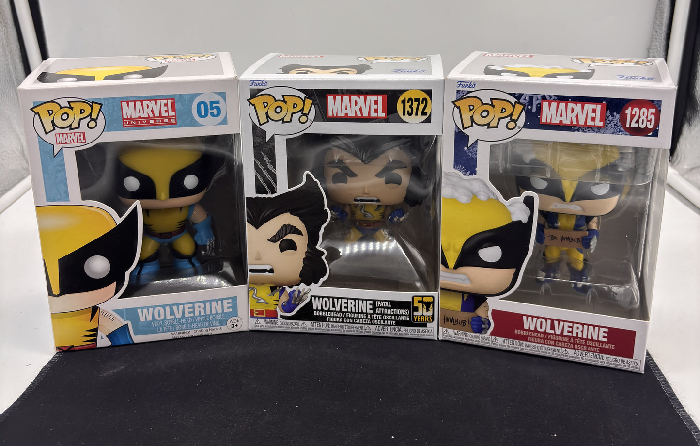Auction Lot 60: POP Funko Marvel Wolverine Lot 05 1285 1372 Figures