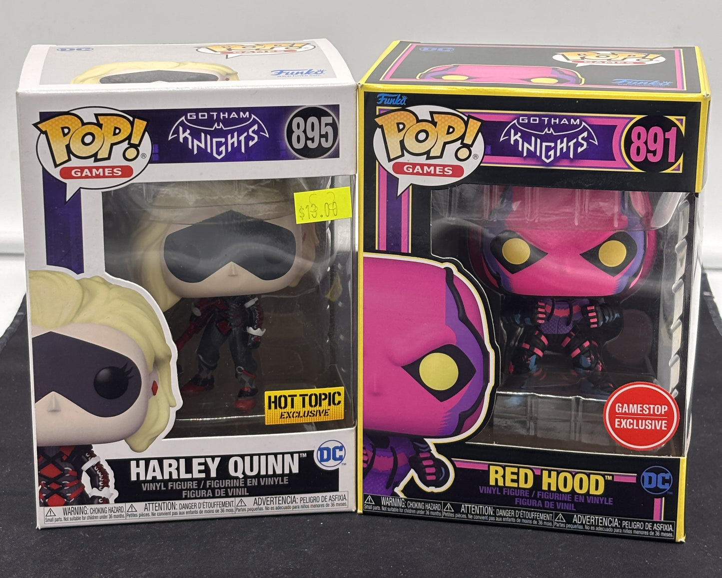 Auction Lot 79: POP Funko Batman Knights 895 891 Lot of 2 Figures