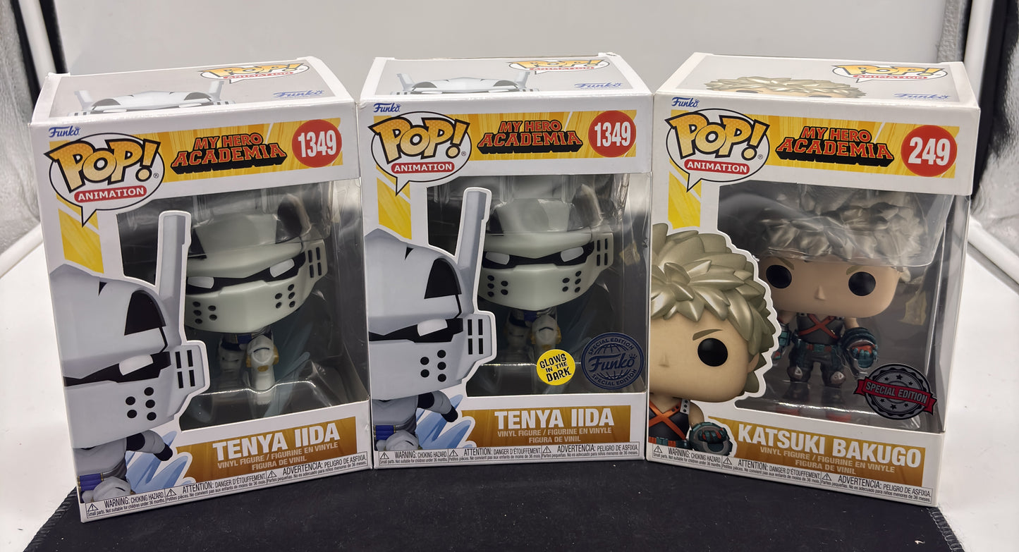 Auction Lot 18: POP Funko My Hero Academia Lot 1349 1349 249 Figures
