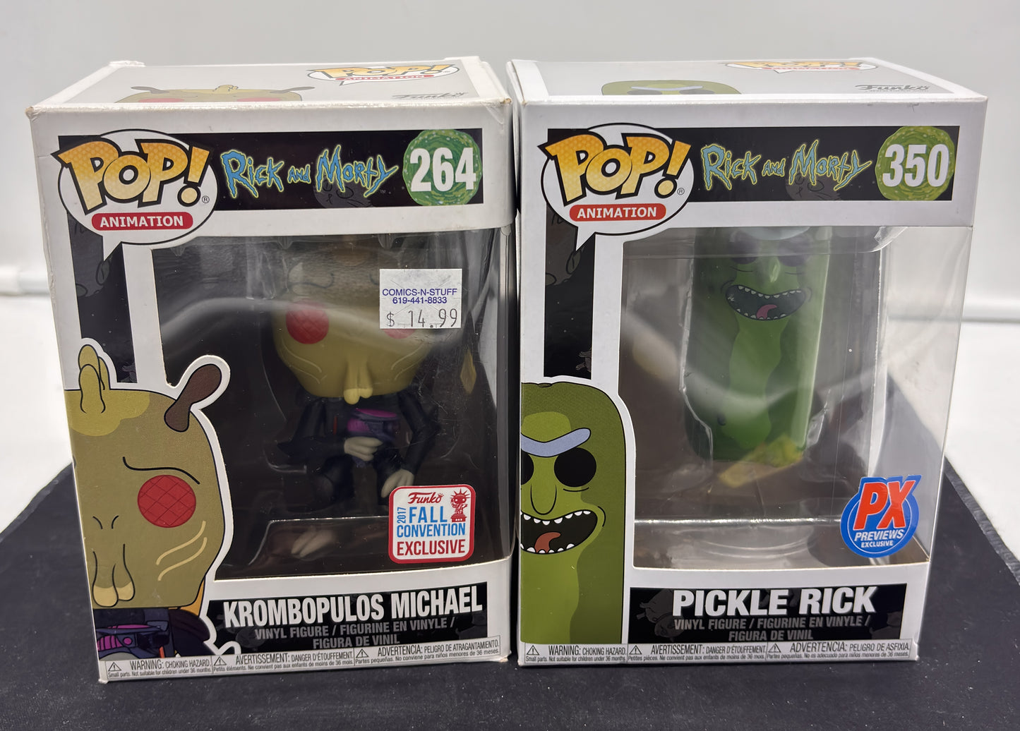Auction Lot 88: POP Funko Rick and Morty Lot 350 264 Figures