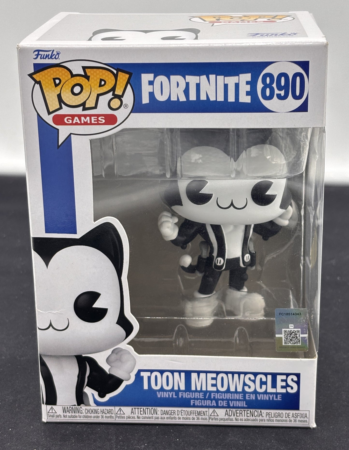 Auction Lot 52: POP Funko Fortnite Toon Meowscles 890 Figure