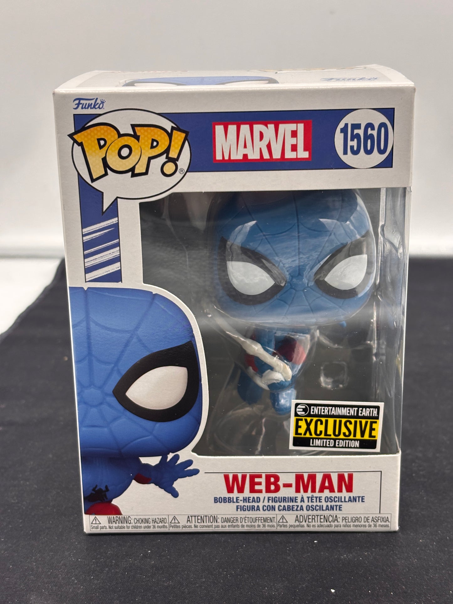 Auction Lot 24: POP Funko Exclusive Marvel Web-Man 1560 Figure