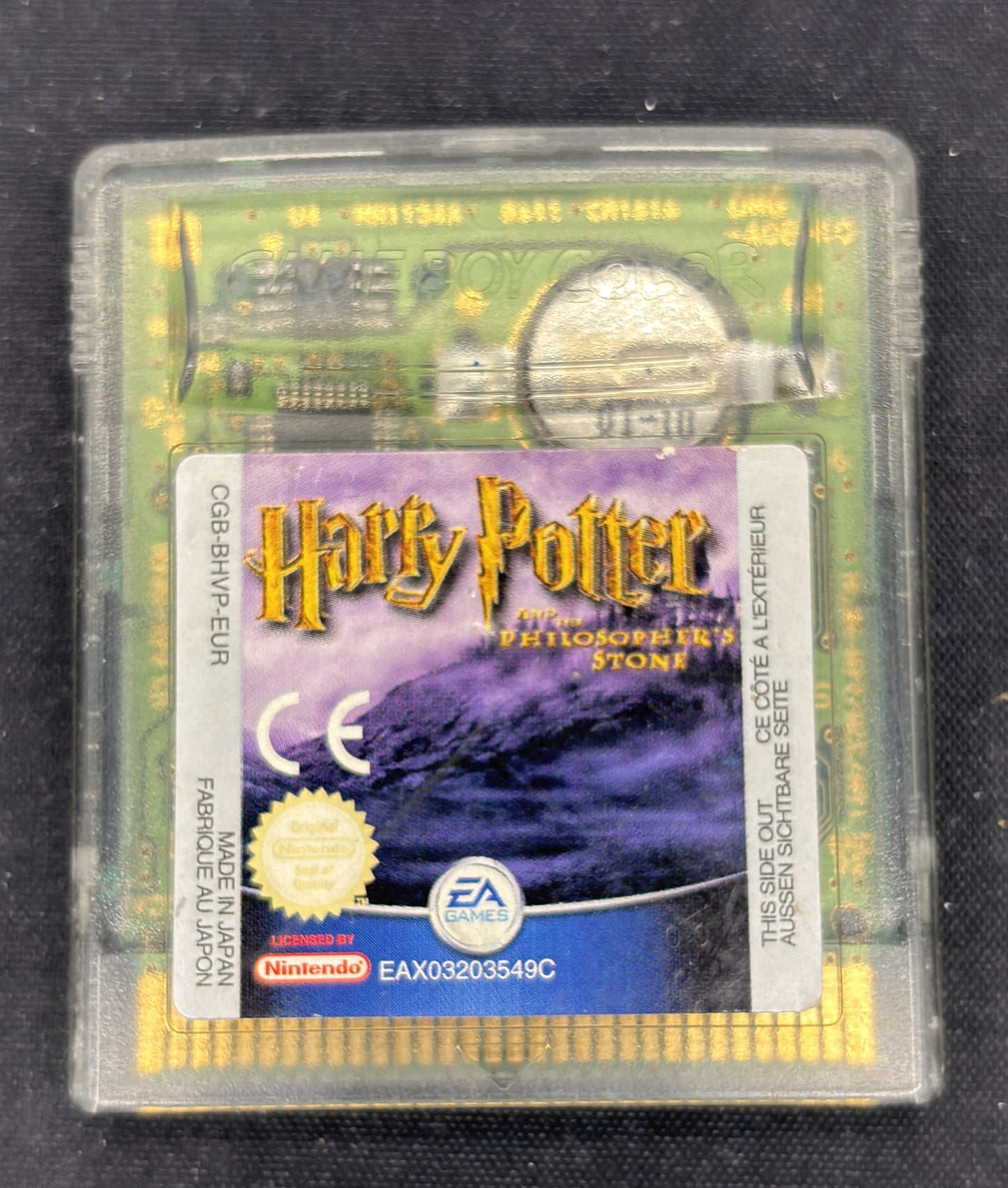 Auction Lot 98: Nintendo Gameboy Harry Potter Video Game Loose