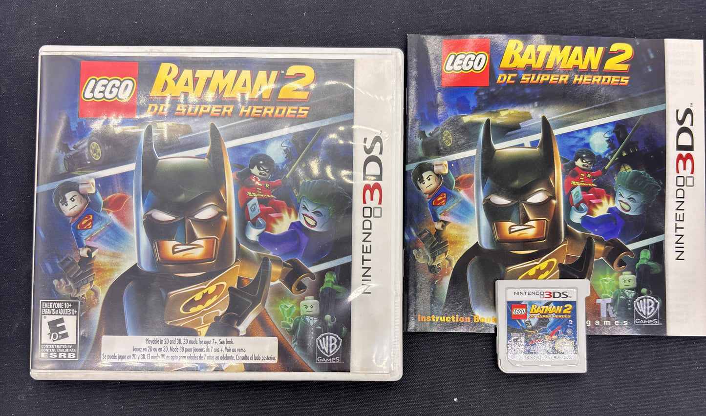 Auction Lot 100: Nintendo 3DS Video Game Batman 2 DC Super Heroes CIB