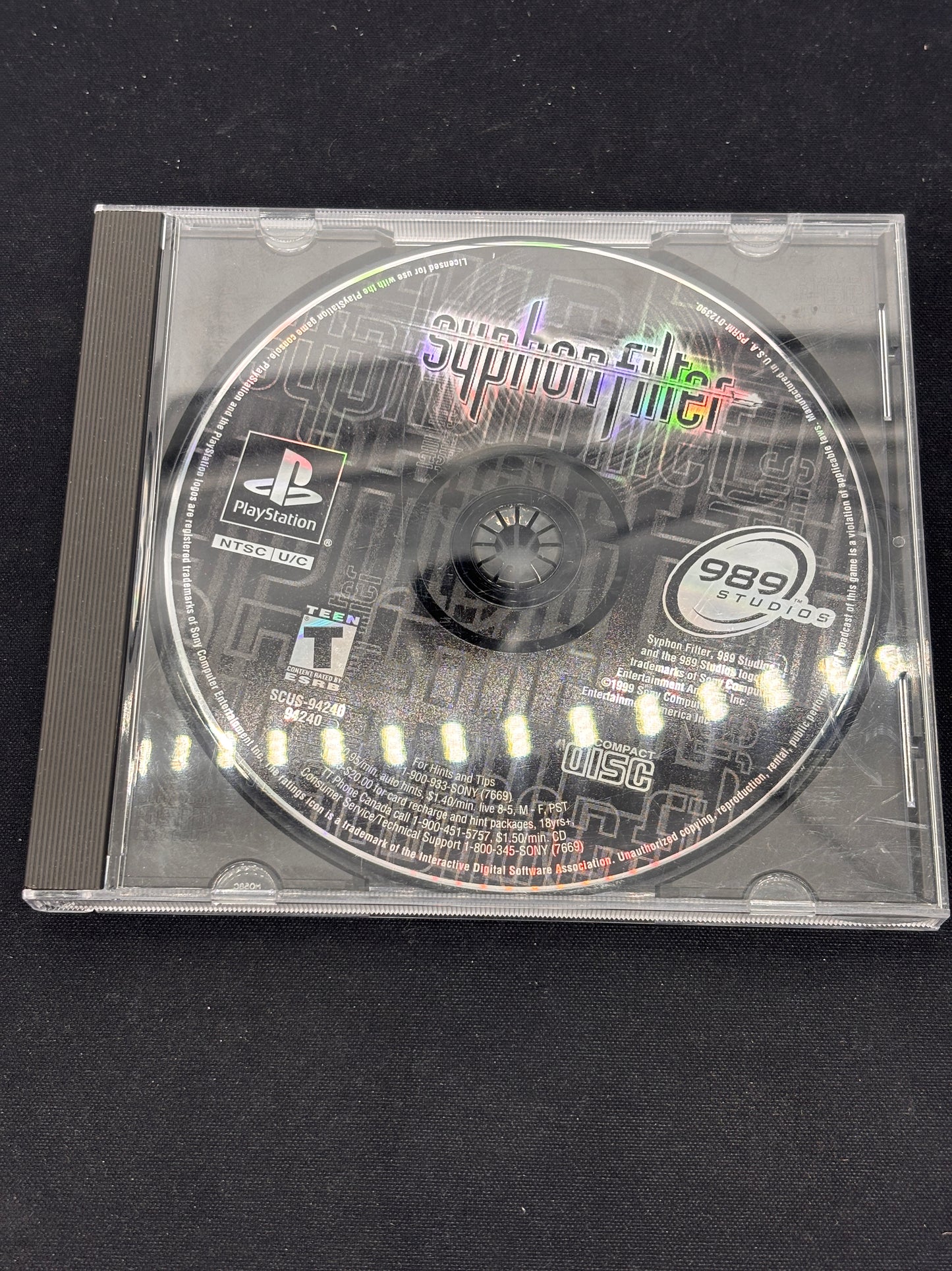 Auction Lot 102: PlayStation One Video Game Syphon Filter