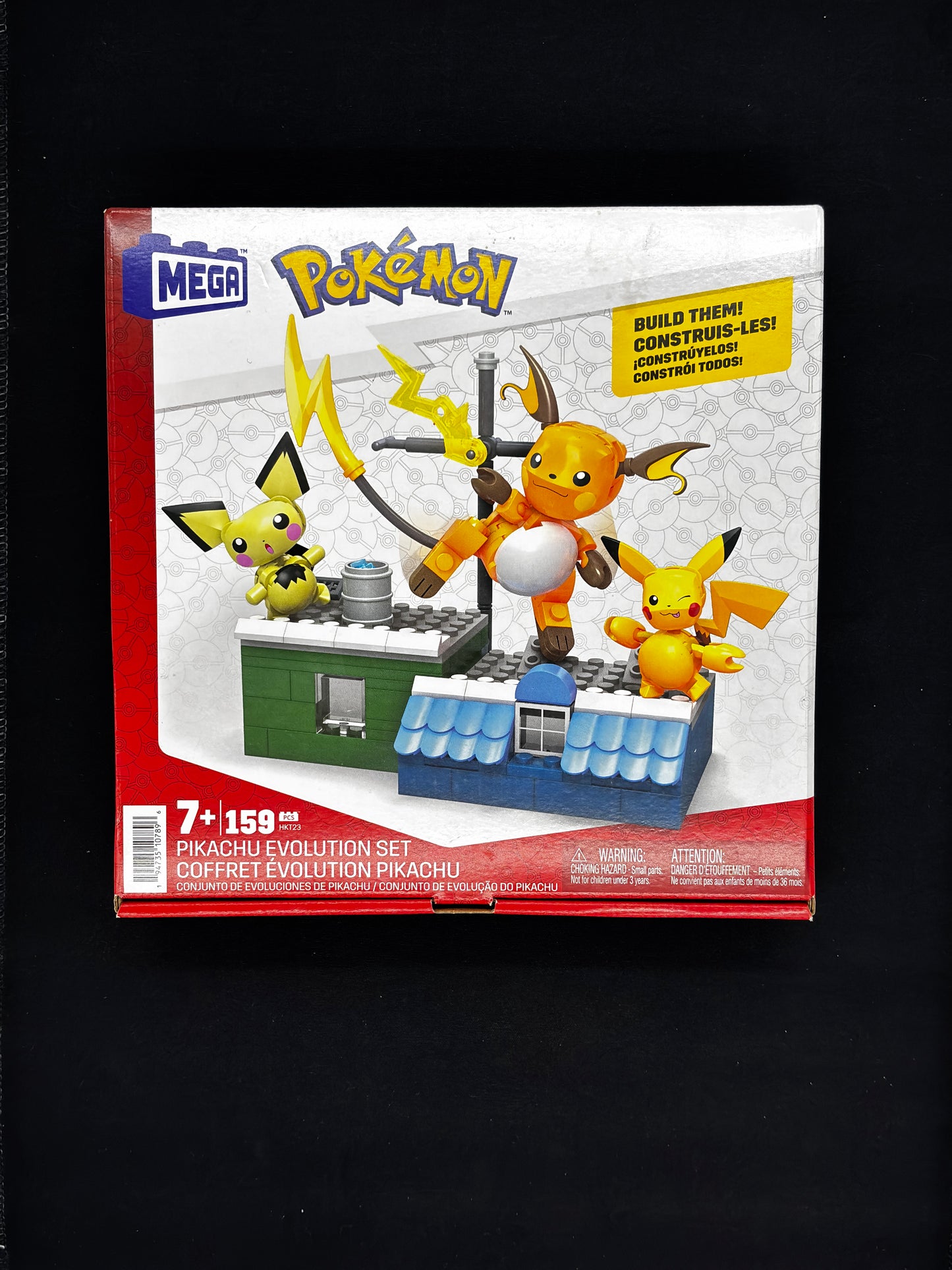 Auction Lot 146: Mega Construx Pikachu Evolution Set