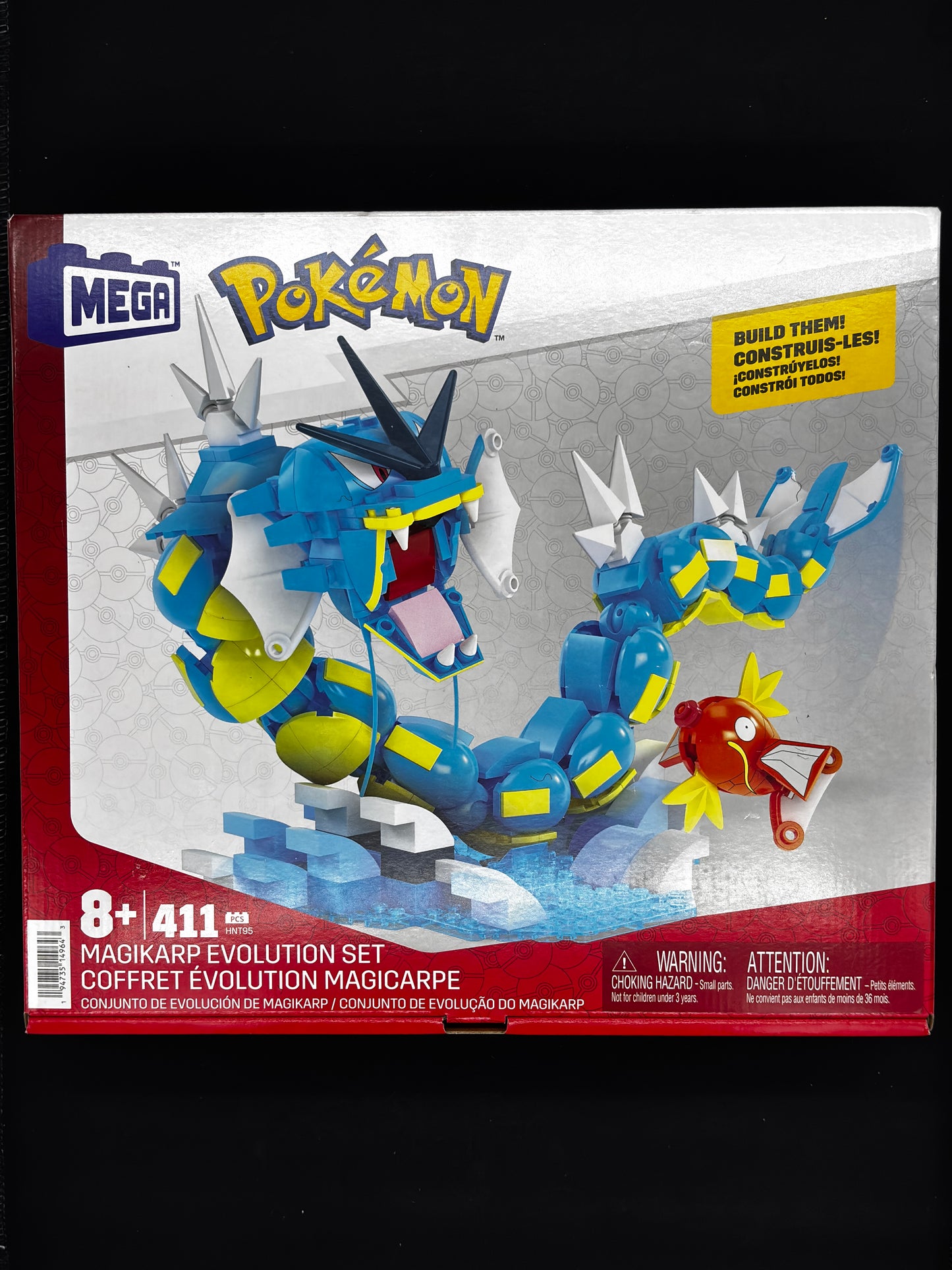 Auction Lot 151: Mega Construx Pokemon Magikarp Evolution Line Set