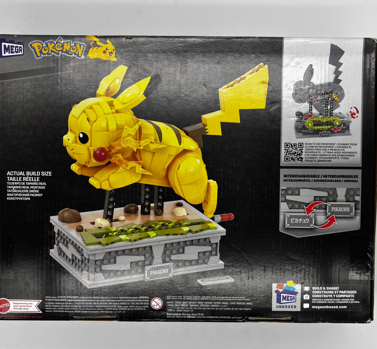 Auction Lot 109: Mega Construx Pokemon Motion Pikachu Set
