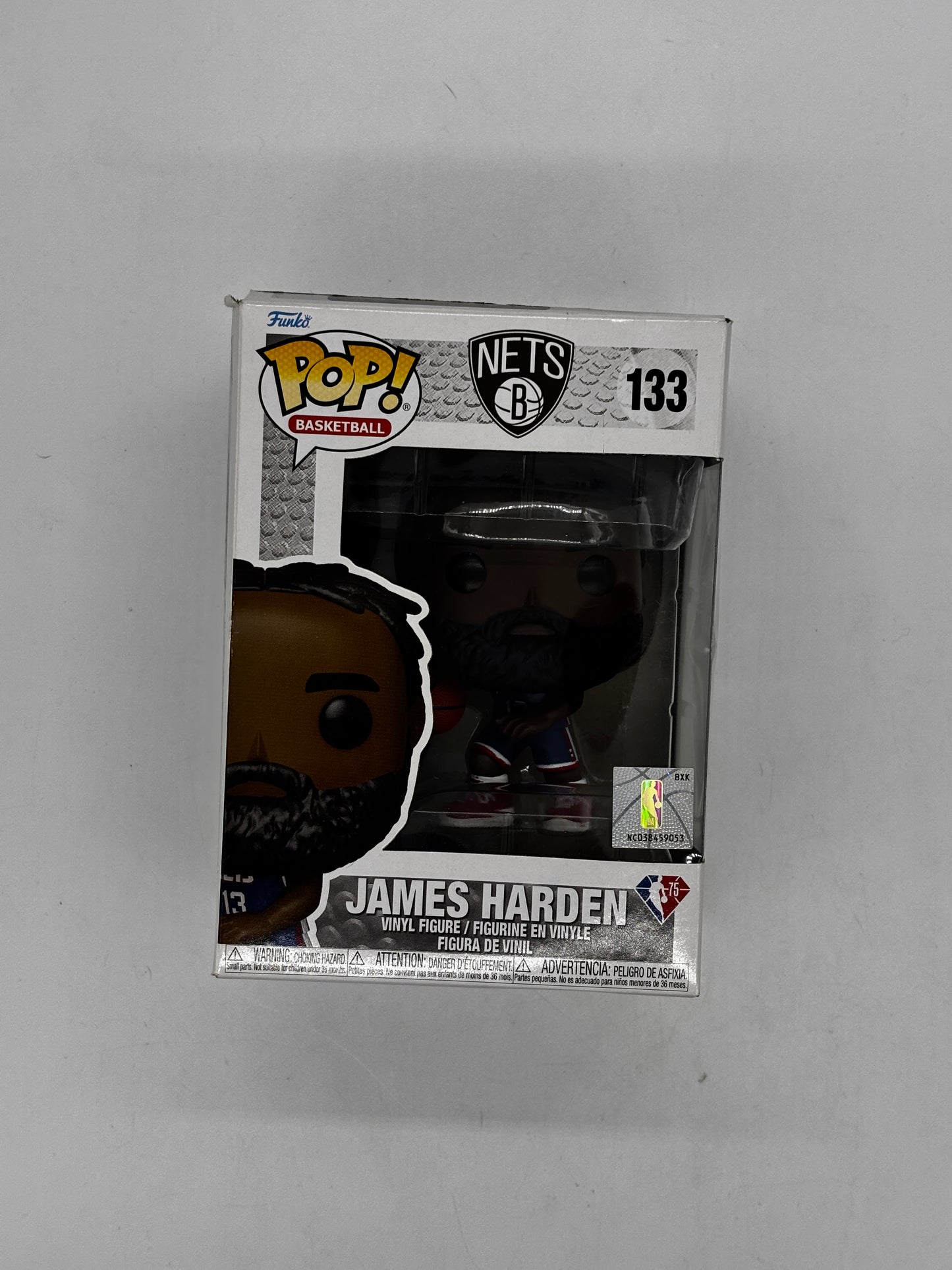 Auction Lot 114: Pop Funko NBA Nets James Harden 133