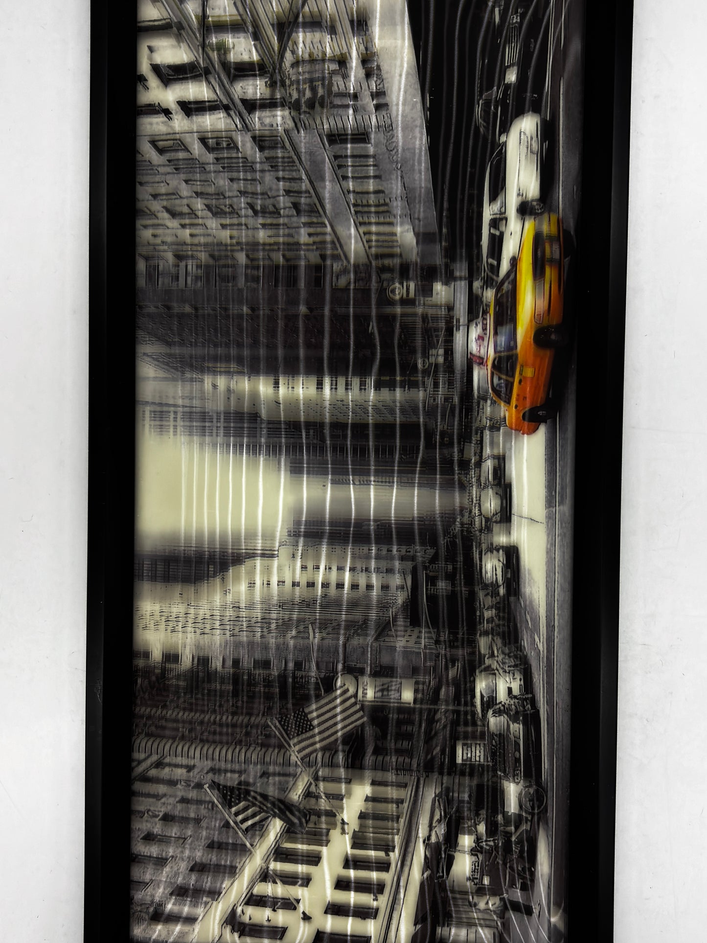 Auction Lot 155: City Streetview Lenticular Wall Photo