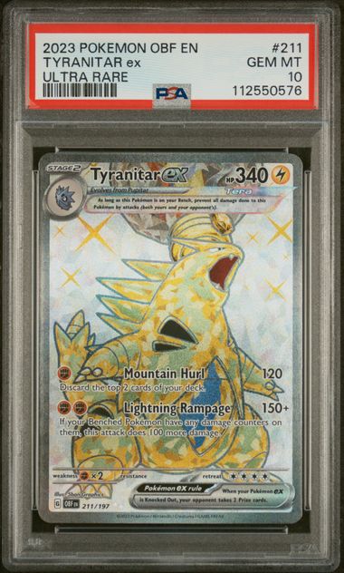 Tyranitar EX PSA 10