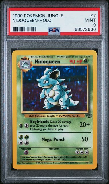 Nidoqueen Jungle Holo Psa 9