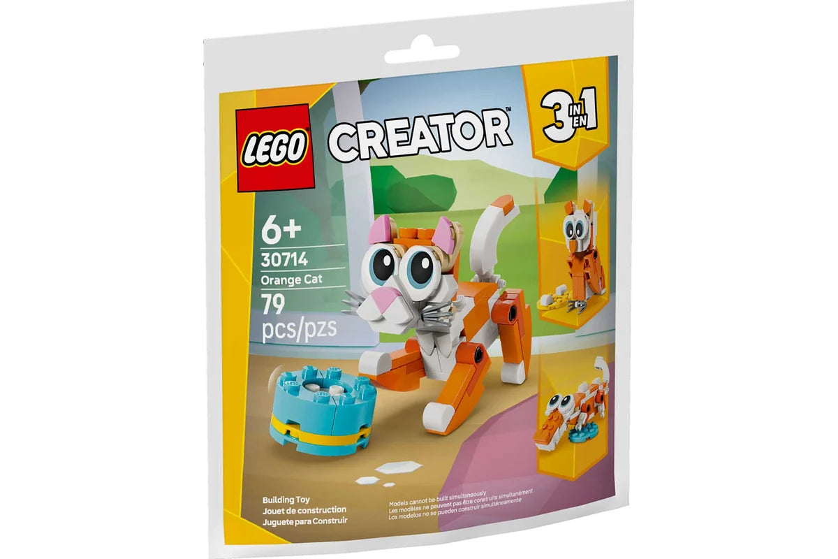 30714 Orange Cat Polybag