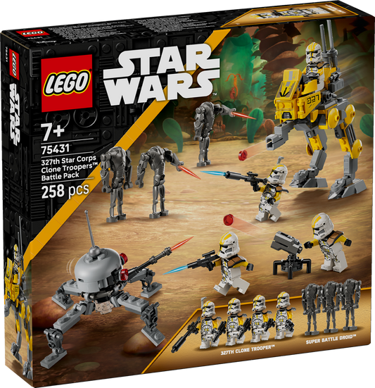 75431 327th Star Corps Clone Troopers Battle Pack