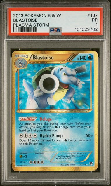 Blastoise Plasma Storm Psa 1