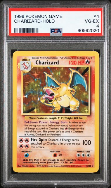 Charizard Holo PSA 4