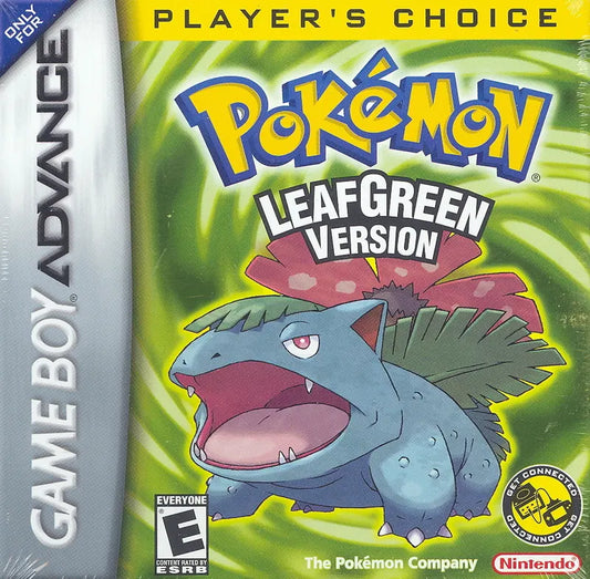 Pokemon Leaf Green Player's Choice GBA CIB