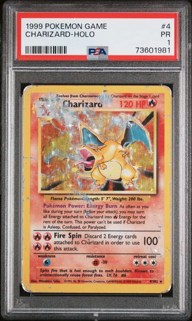 Charizard Base Set Psa 1