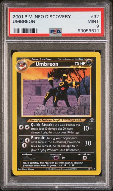 2001 Umbreon PSA 9
