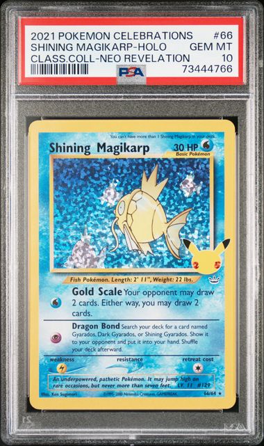 Shining Magikarp Holo PSA 10